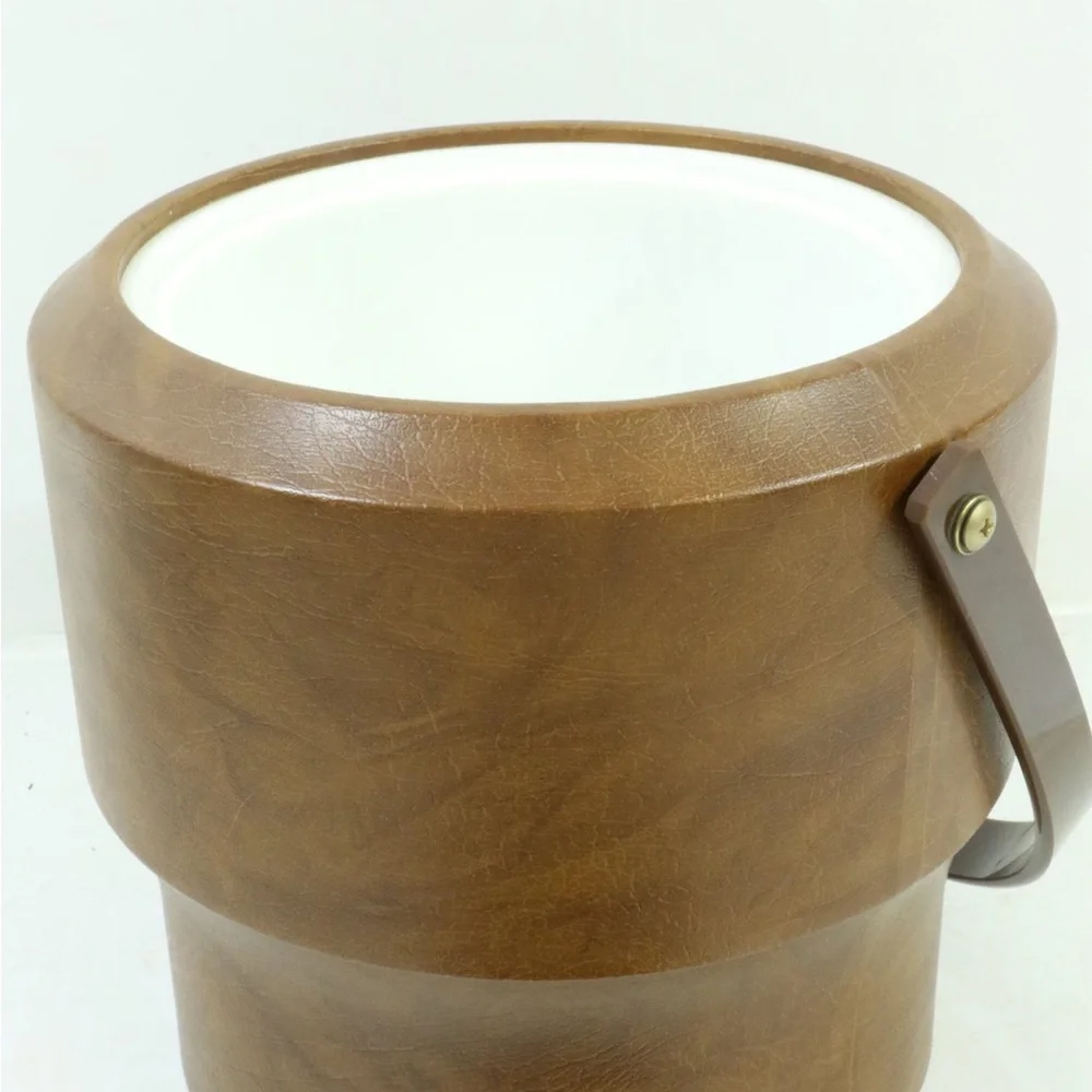 Vintage MCM Ice Bucket Morgan Designs, Bucket Brigade Collection Morgan & Co